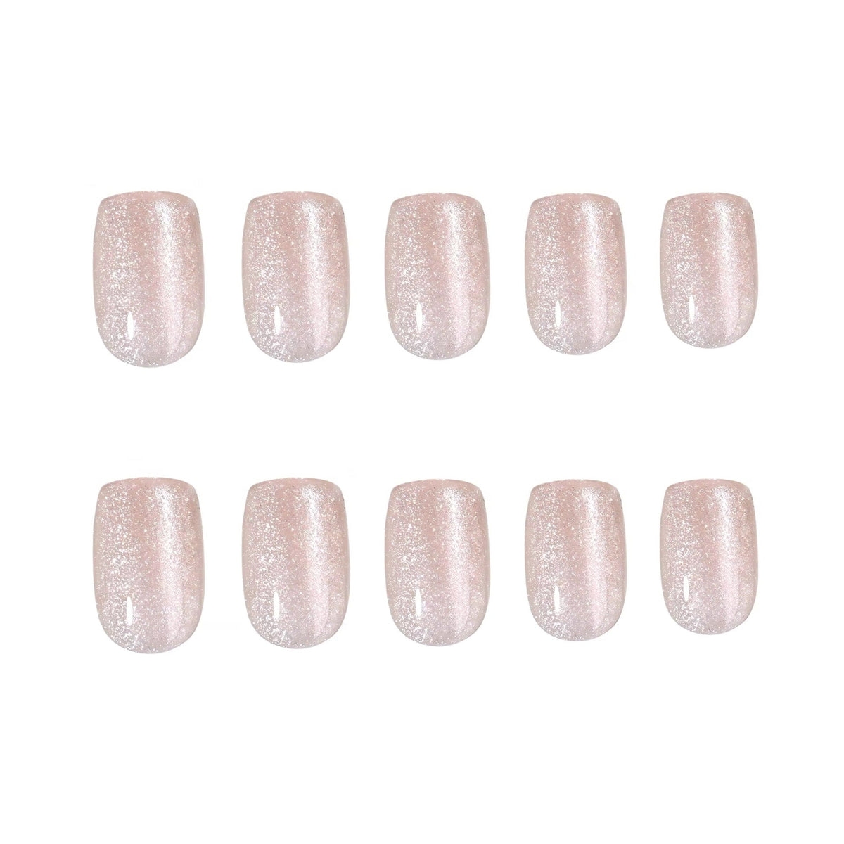 Starlight Shimmer Square press-on nails - nails only