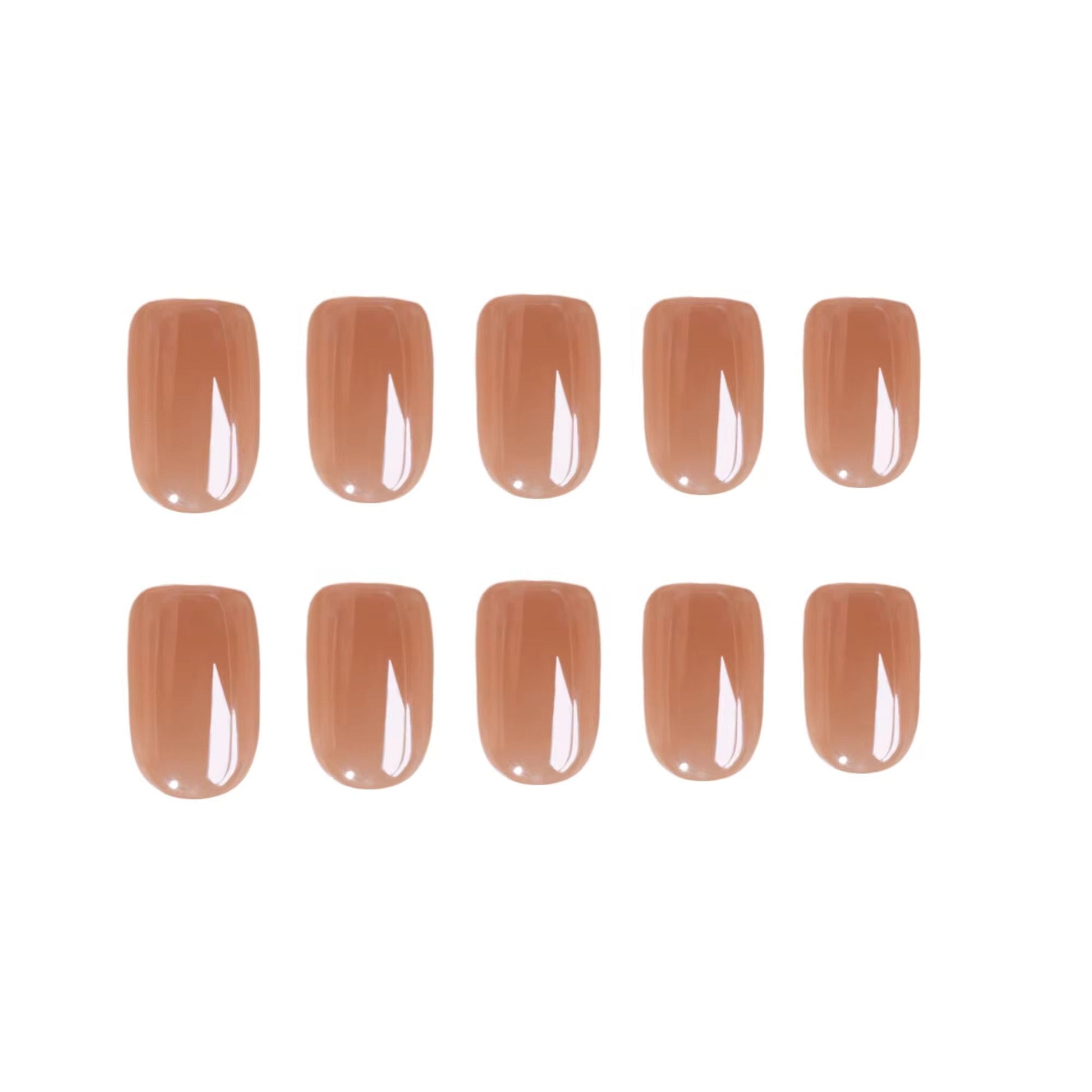 Toasted Almond press-on nails