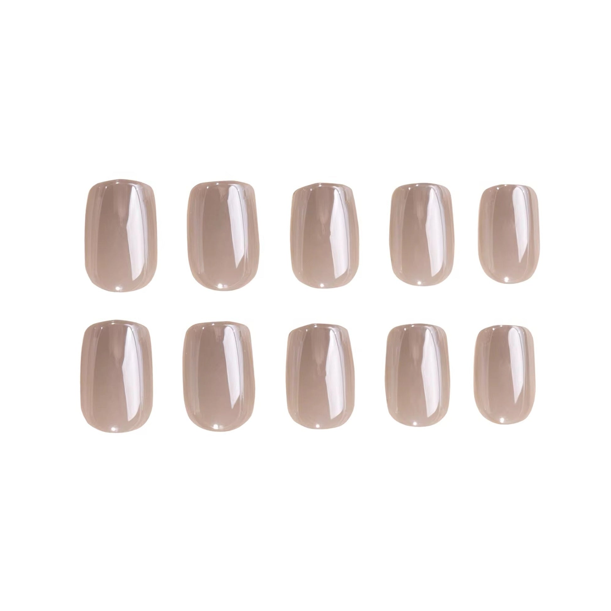 Urban Slate Square press-on nails
