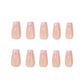 Luma Lilac Coffin press-on nails