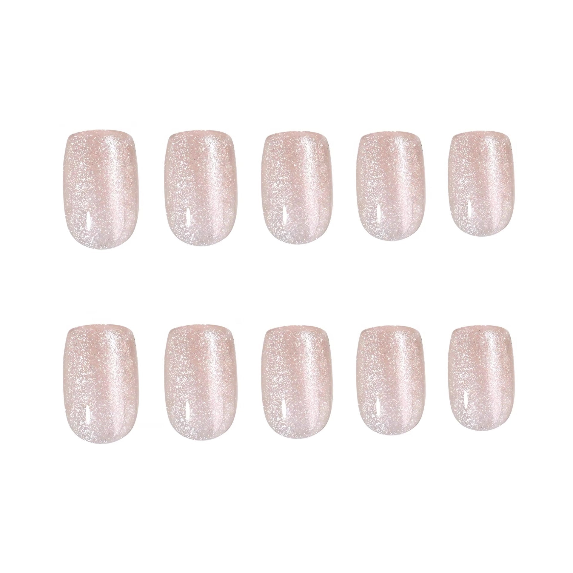 Starlight Shimmer Square press-on nails - nails only