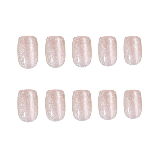 Starlight Shimmer Square press-on nails - nails only