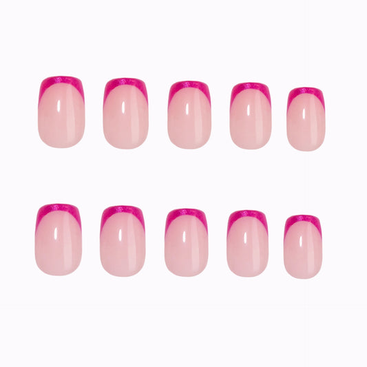 Electric Fuchsia French press-on nails - nails only
