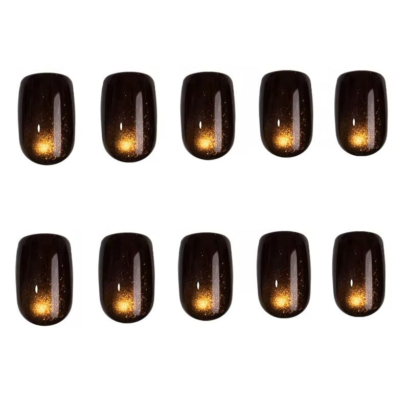 Midnight Ember Glow press-on nails - nails only