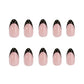 Midnight Polka French press-on nails — nails only