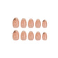 Sweet Ribbon Almond press-on nails set